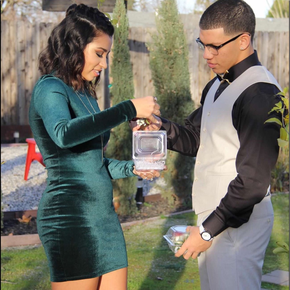 Winter ball dress